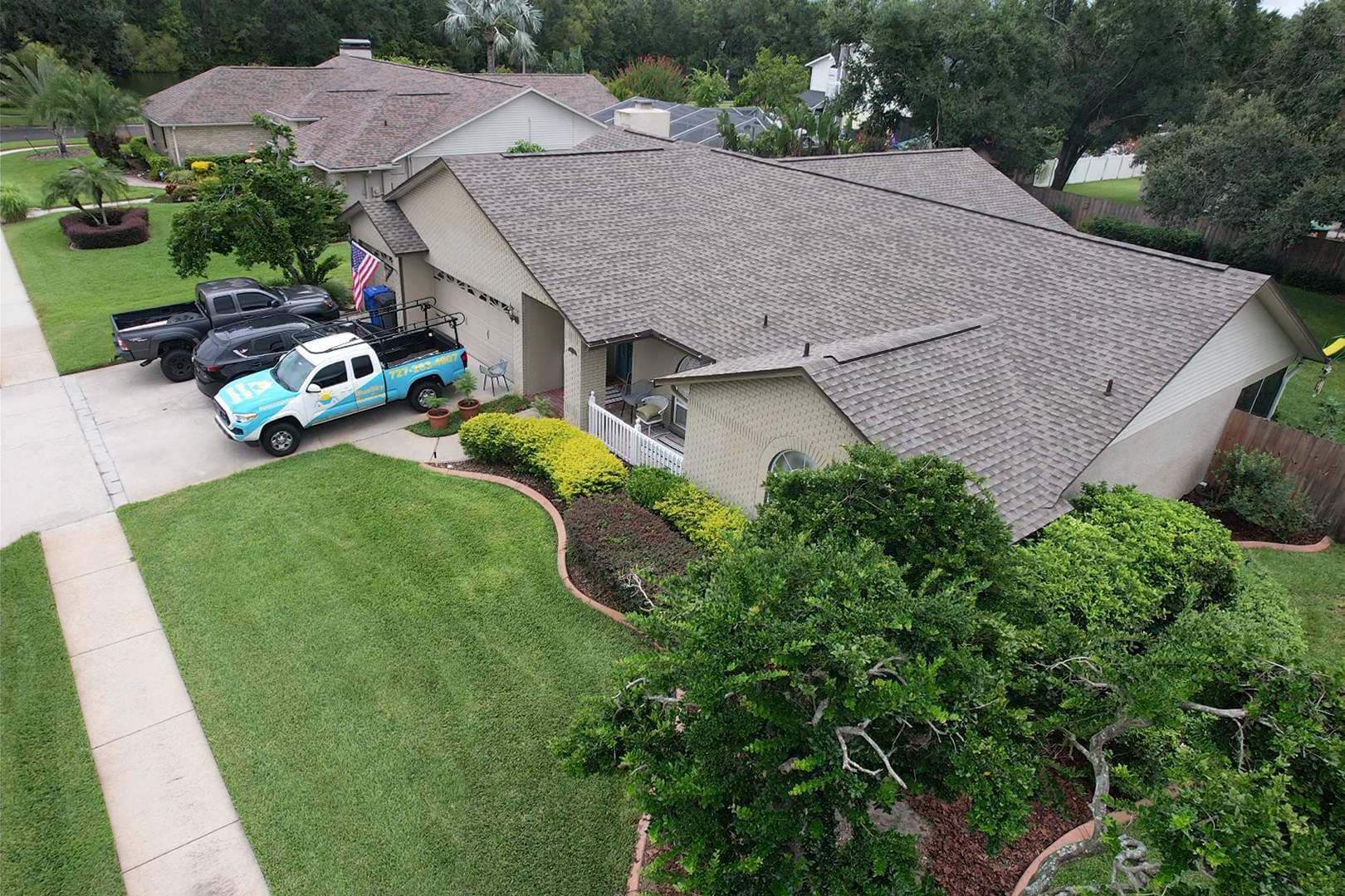 Professional roof repair in Ellenton, FL - Blue Sky Roofing provides expert roofing services including leak repair, storm damage restoration, and emergency roof repairs